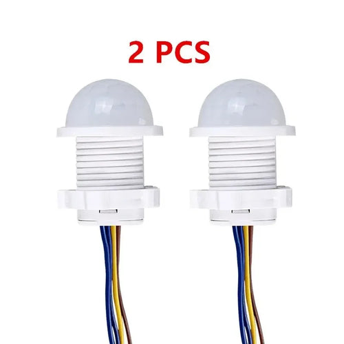 2PCS Smart PIR Sensor Detector Switch 110V 220V Human Body Infrared