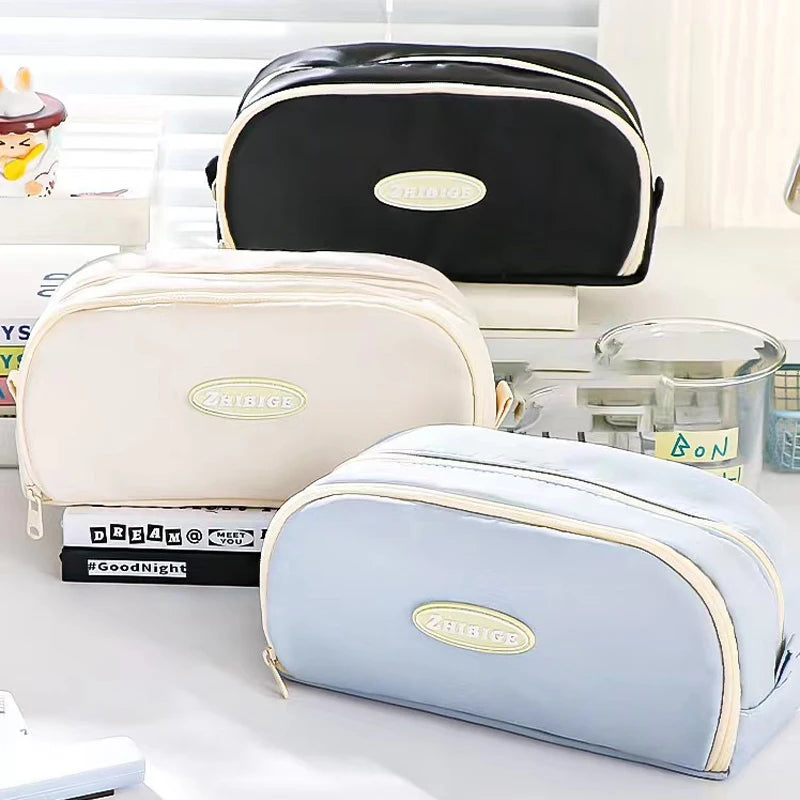 Pencil Case for Junior High School Students Large Capacity Pencil Case