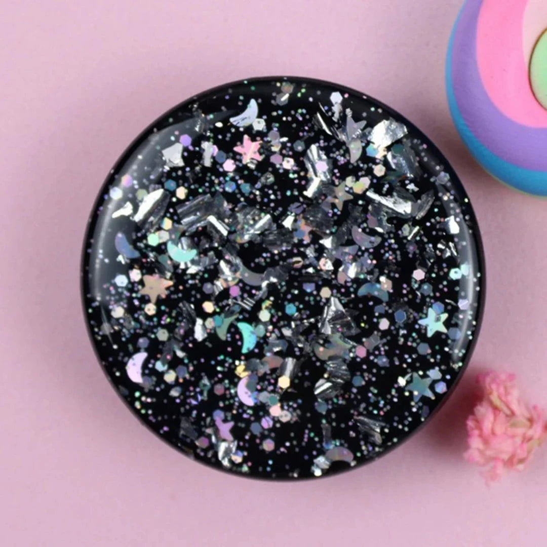 Round Glitter Phone Holder Ring Holder Universal Mobile Phone Finger
