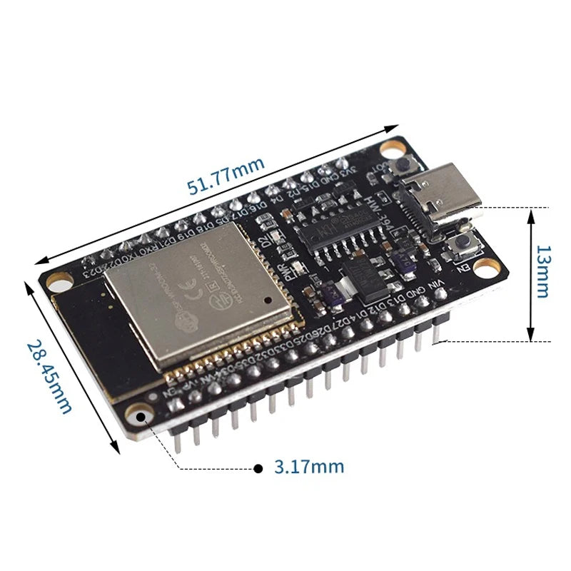 USB Type-C ESP32 Development Board ESP32-WROOM-32 CH340C 30Pin