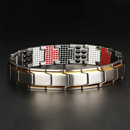 New Men's Health Energy 3 in 1 Bracelet Bracelet for Arthritis Twisted