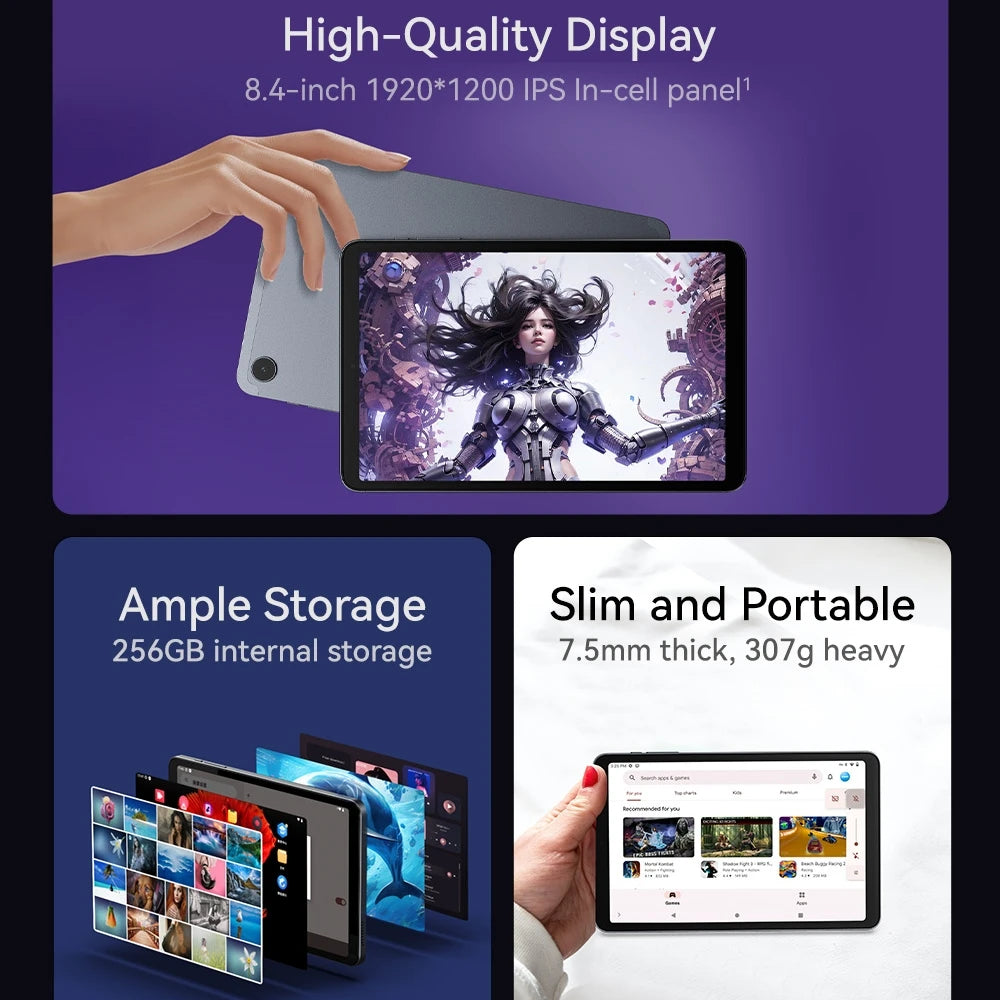 ALLDOCUBE iplay 50 mini pro 8.4in Tablet 5000mAh Long-Lasting RAM 8GB