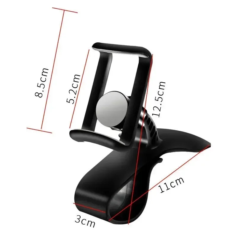 Car Phone Holder Universal Dashboard Stand Easy Clip Mount GPS Bracket