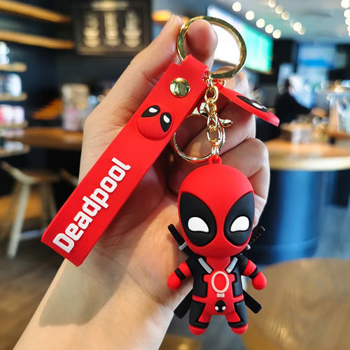 Marvel Cute Doll Pendant Anime Figures Deadpool Q Version Fashion
