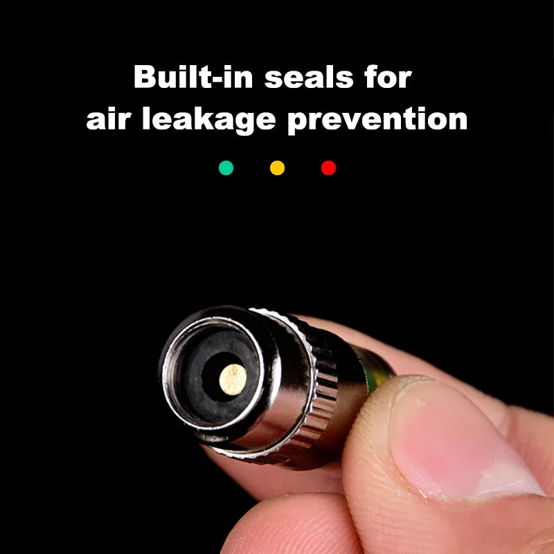 SEAMETAL 4pcs Car Tire Pressure Indicator Tire Pressure Gauge Alert