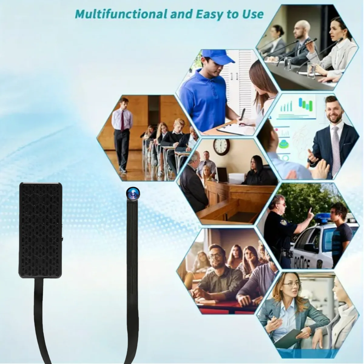 HD WiFi Mini Camera DIY Module Home office Security Nanny Cam Alarm