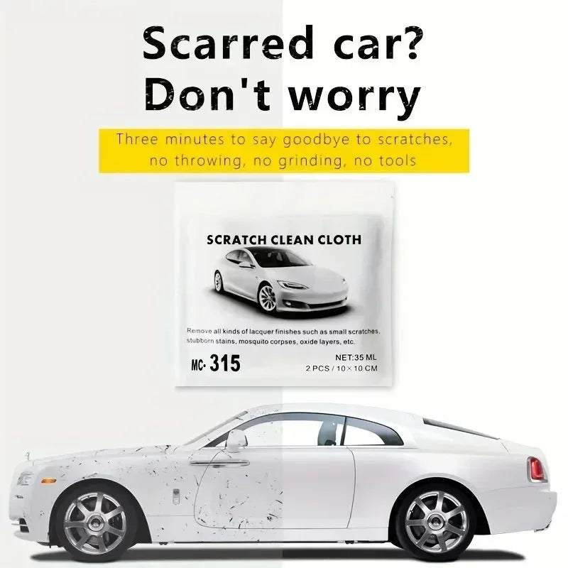 Upgraded Nano Magic Car Scratch Remover Cloth, Multipurpose Scratch