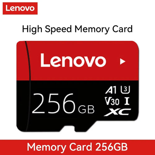 Lenovo Select Micro SD-Memory-Card, 256GB MicroSDXC 130MB/s Full HD &