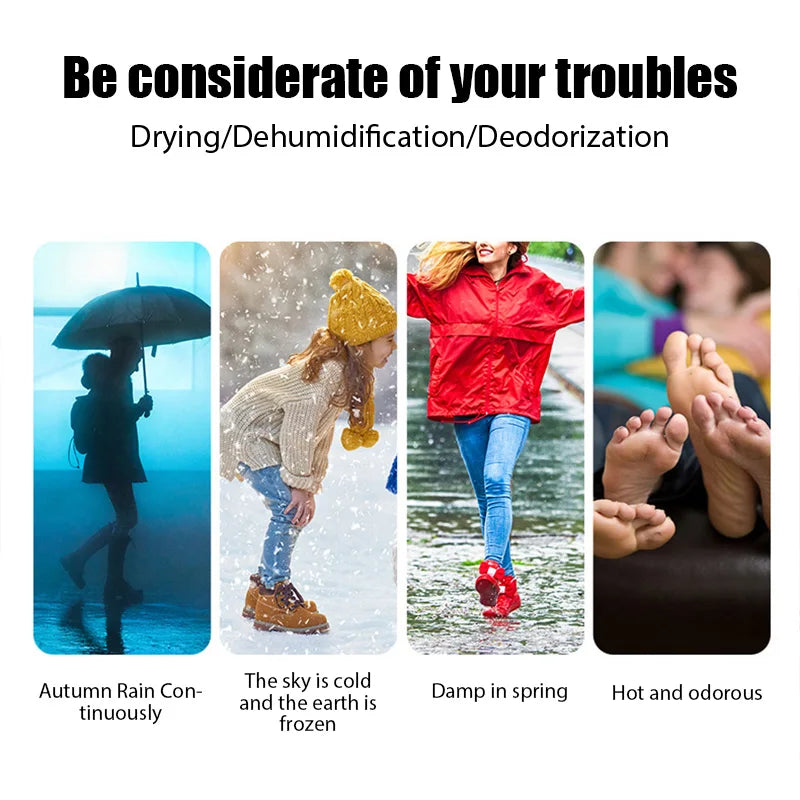 Boots Electric Shoes Dryer Deodorizer with Heat Dehumidifier Device