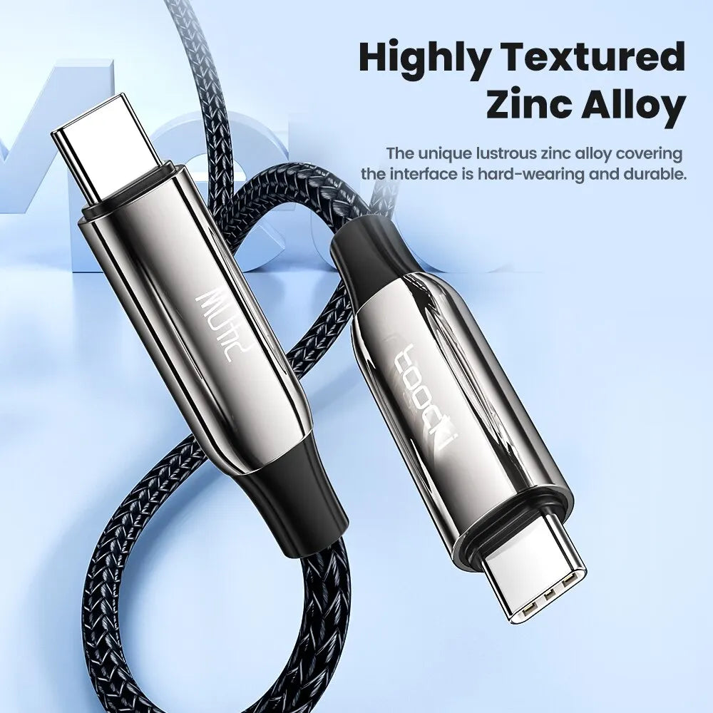 Toocki 240W USB C To Type C Cable PD3.1 48V 5A Super Fast Charging
