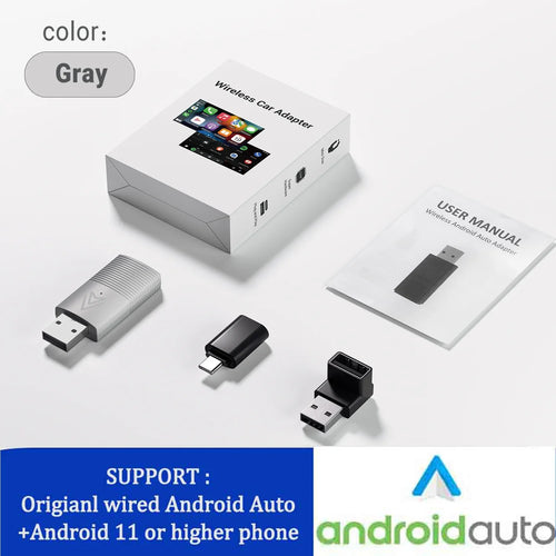 NEW Wireless CarPlay Android Auto Wireless Adapter Smart Mini Box Plug