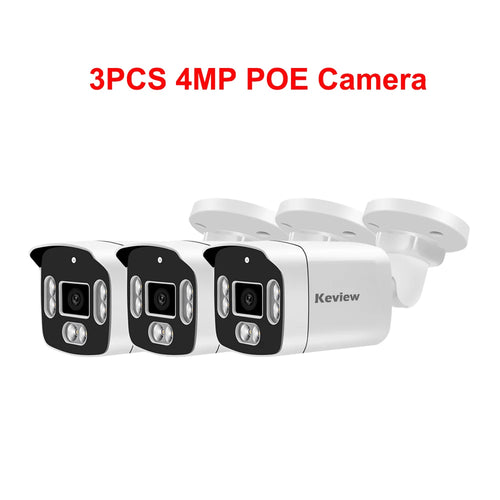 4K Poe Video Surveillance Camera IP Onvif Audio 48V POE Or DC 12V 4MP