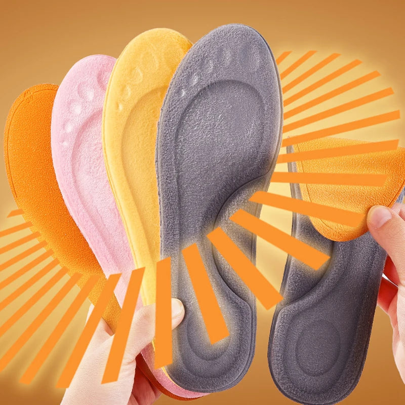 PU Feet Sole Soft Orthopedic Sport Insoles for Breathable Shock