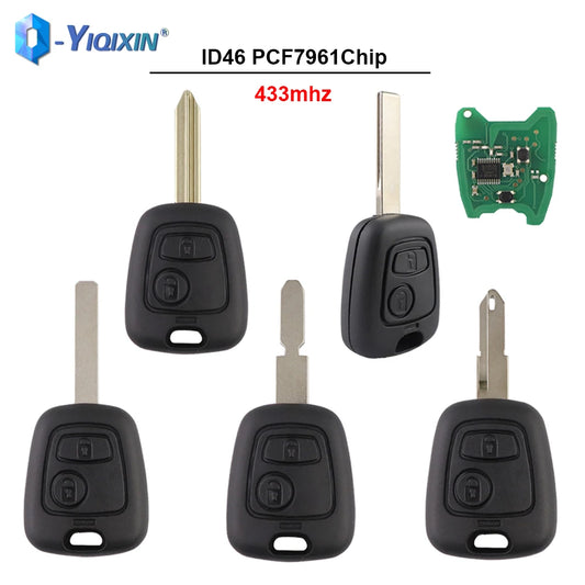 ID46 Chip Remote Car Key For Citroen C1 C2 C3 C4 Saxo Xsara Picasso