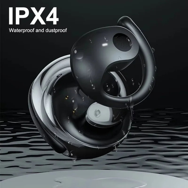 Bluetooth 5.4 Earphones Ear Hook TWS Wireless Translation Device Voice