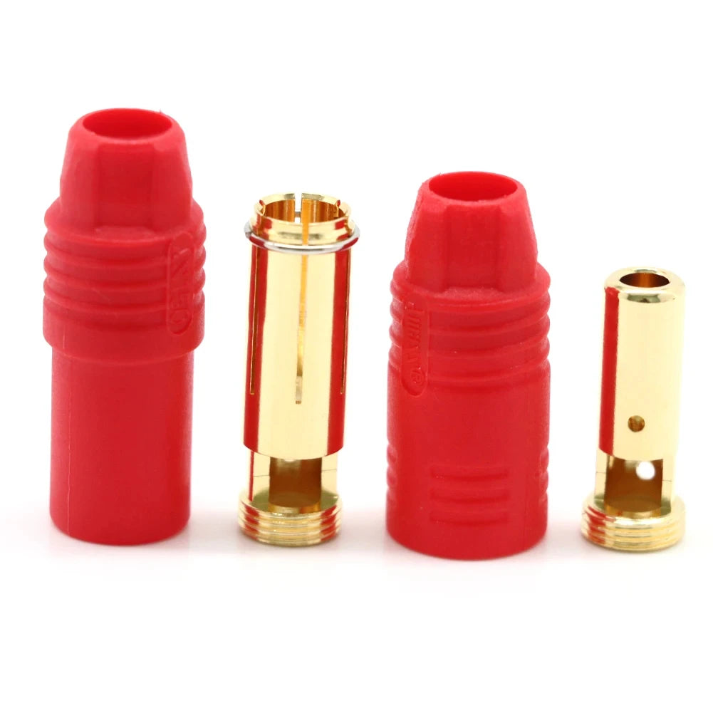 Amass AS150 Male Female Anti Spark Connector 7mm Gold Plated Banana