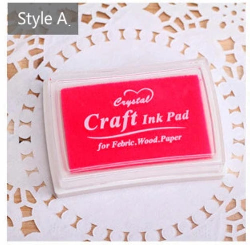 Mr Paper 15 Colors Inkpad Handmade DIY Craft Oil Based Ink Pad for