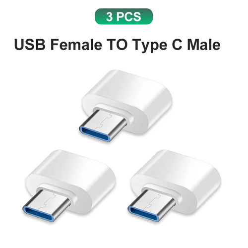 NNBILI Type C to USB Adapter 3.0 USB-C 3.1Male OTG A Female Data
