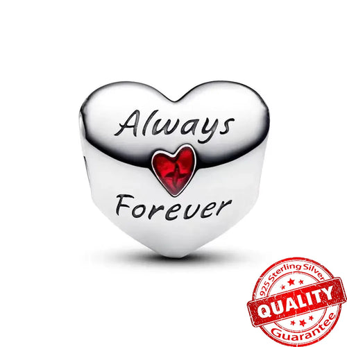 New Arrival 925 Sterling Silver Love You Mom Entwined Infinite Hearts