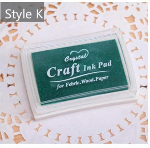 Mr Paper 15 Colors Inkpad Handmade DIY Craft Oil Based Ink Pad for