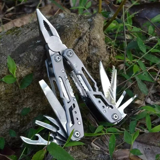 14 in 1 multifunctional outdoor folding pliers convenient wilderness