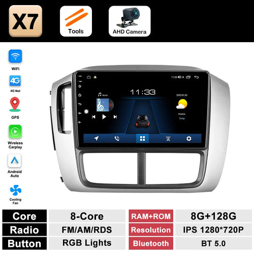 9 inch Navigation GPS Wireless Carplay Android System for Honda Pilot