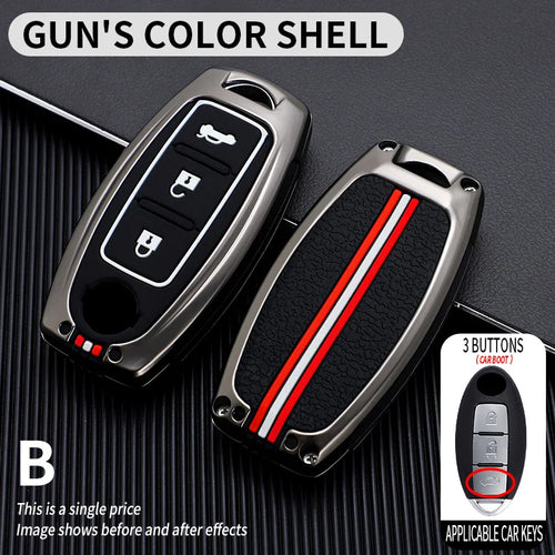 Key Fob Cover with Keychain Lanyard for Nissan Altima Sentra Maxima