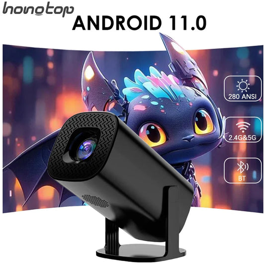 P30 Smart Mini Projector Android 11 WiFi6 Support 4K 1080P Projector