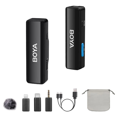 BOYA BOYALINK A Wireless Lavalier Lapel Microphone for iPhone Android