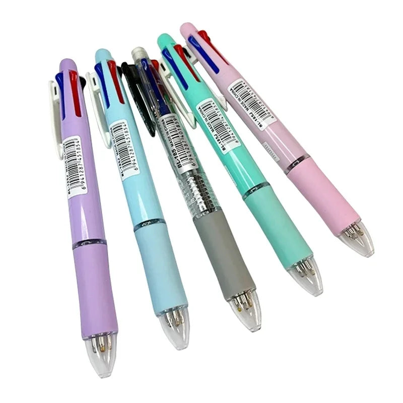 5 In 1 Multicolor Ballpoint Pens 4 Colors Ball Pen 1 Automatic Pencil