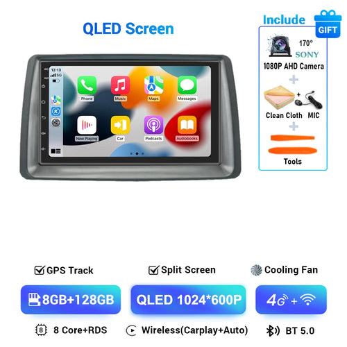 7" Android 14 Carplay Auto Car Radio Multimedia For Fiat Panda 2003