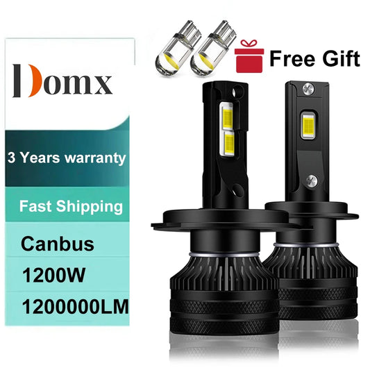 Domx CSP H1 H4 H7 Led Canbus H8 H11 HB3 9005 HB4 9006 Led Headlights