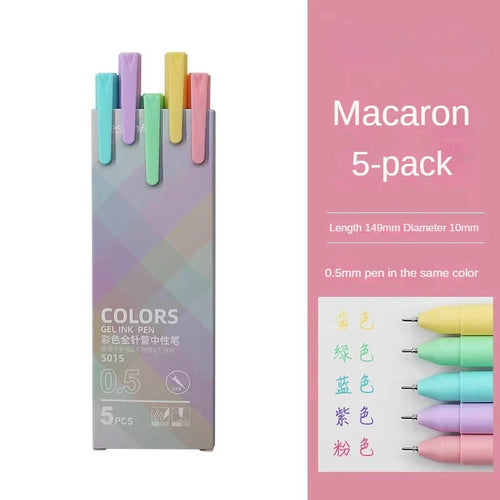 30 Colors Hand Account Gel Pen Morandi Macaron Retro Color Gel Pen Ins