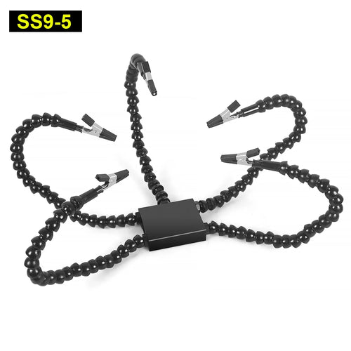 NEWACALOX  Flexible Arms Soldering Helping Hands Repair Soldering