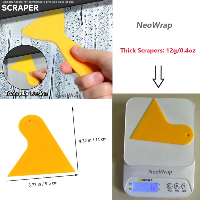 Hot Car Tinting Kit Vinyl Wrap Tools Window Film Squeegee Scraper