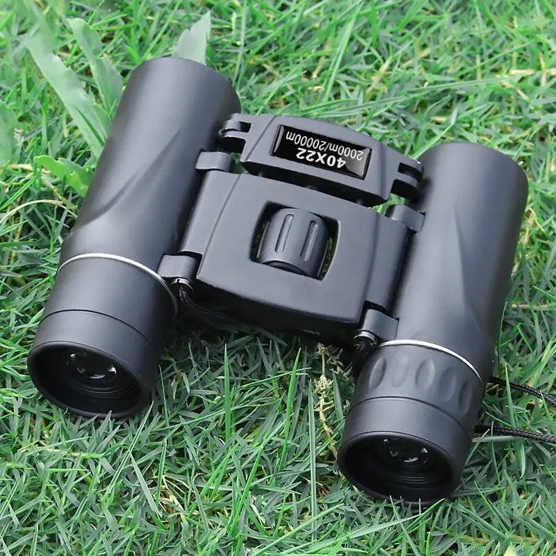 40x22 HD Powerful Binoculars 2000M Long Range Folding Mini Telescope