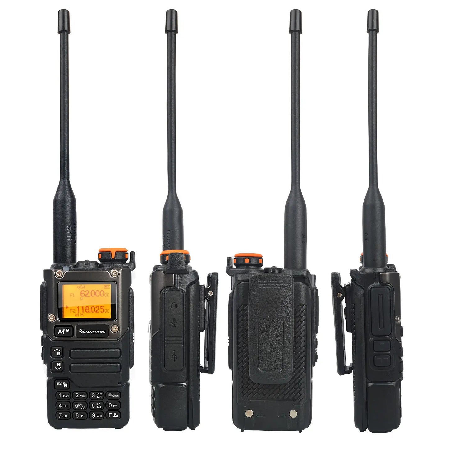 Walkie Talkie Quansheng UV-K5(8) 50-600MHz Air Band Rx Multi-Band