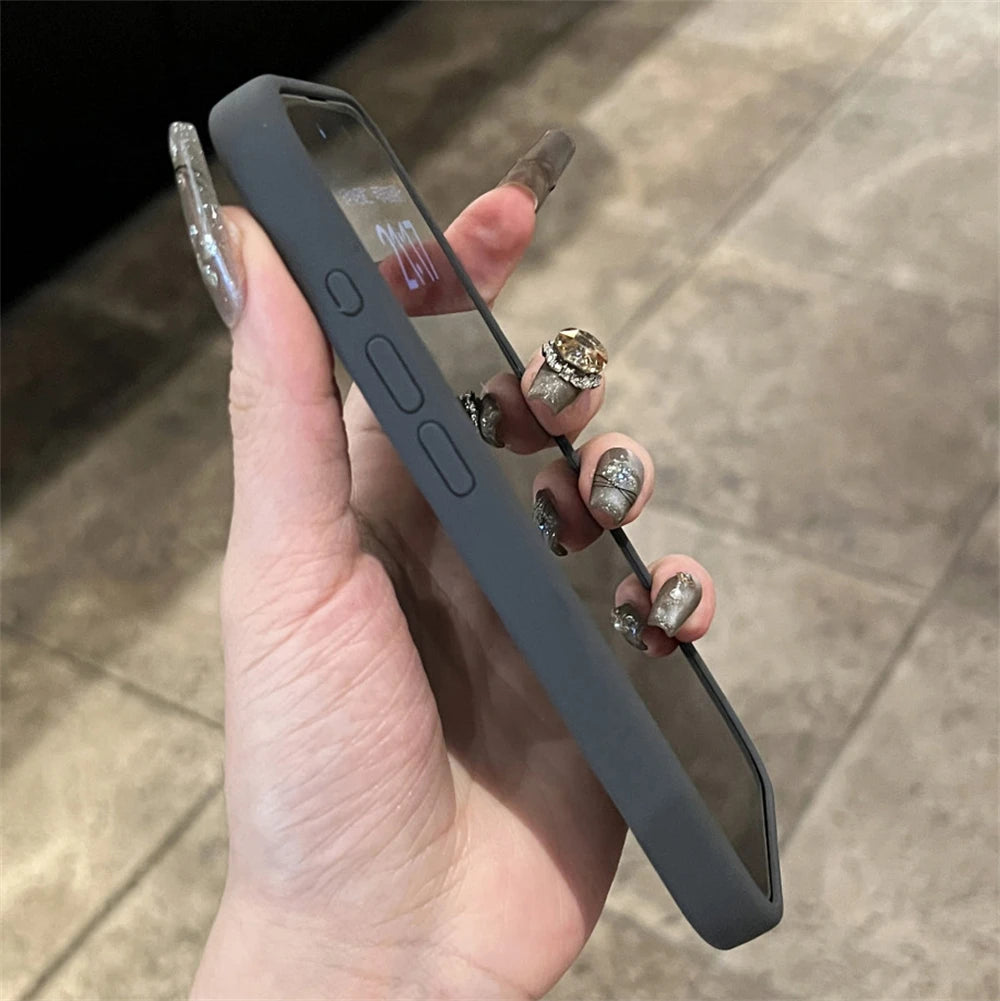 Liquid Silicone Magnetic Case For iPhone 16 15 13 14 12 Pro Max For