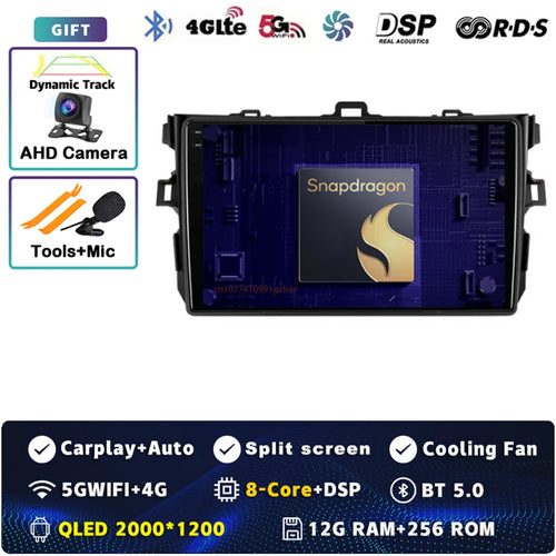 Android 14 Car radio Navigation Multimedia Player For Toyota Corolla