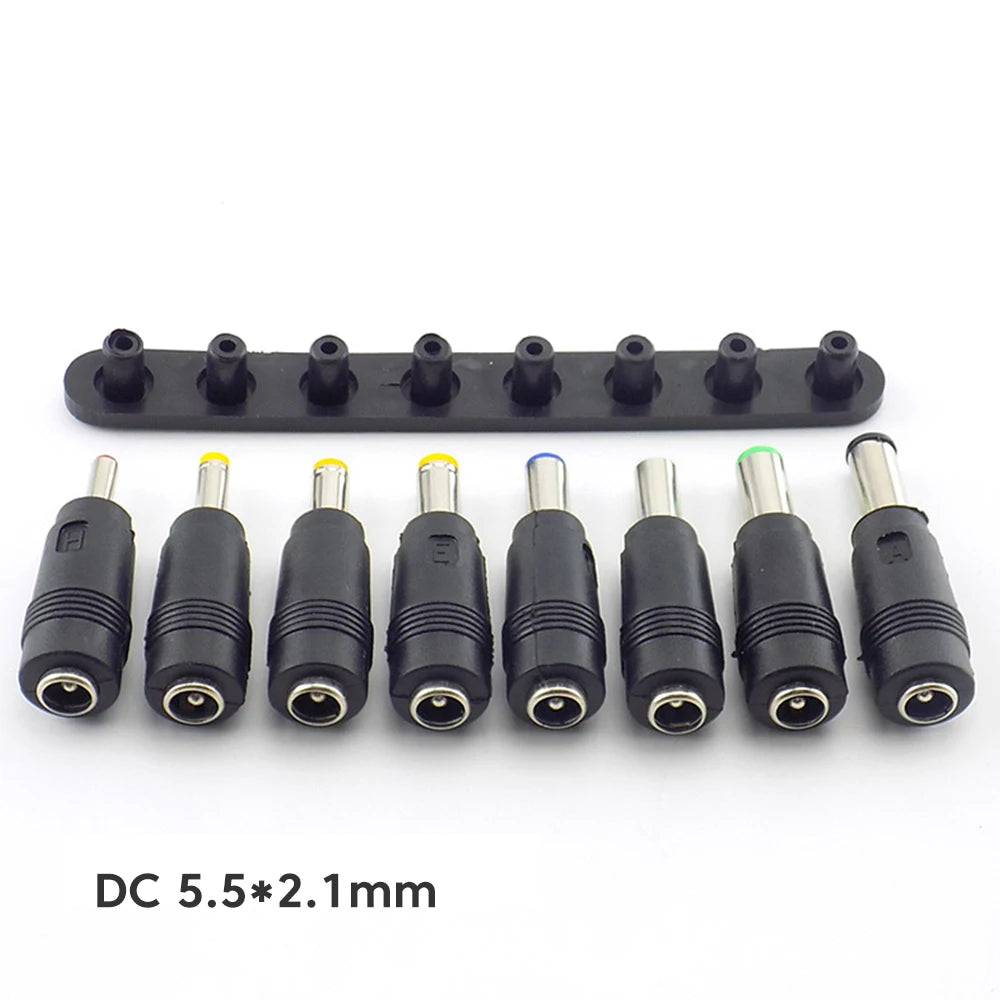 USB to DC Power Cable 5V To 12V Boost Converter 8 Adapters USB to DC