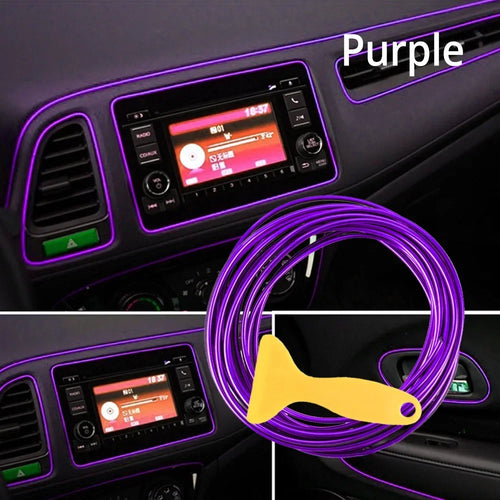 Car Moulding Decoration Flexible Strips 5M Interior Auto Mouldings Car