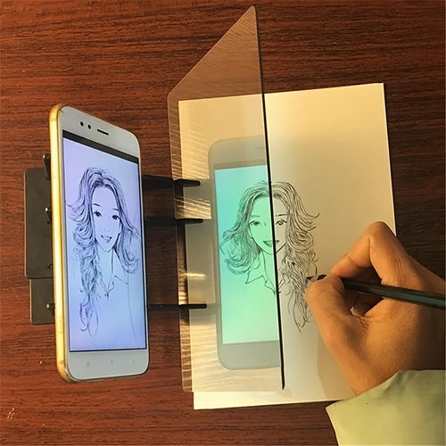 Portable Optical Drawing Copying Board Imitation Tracing With