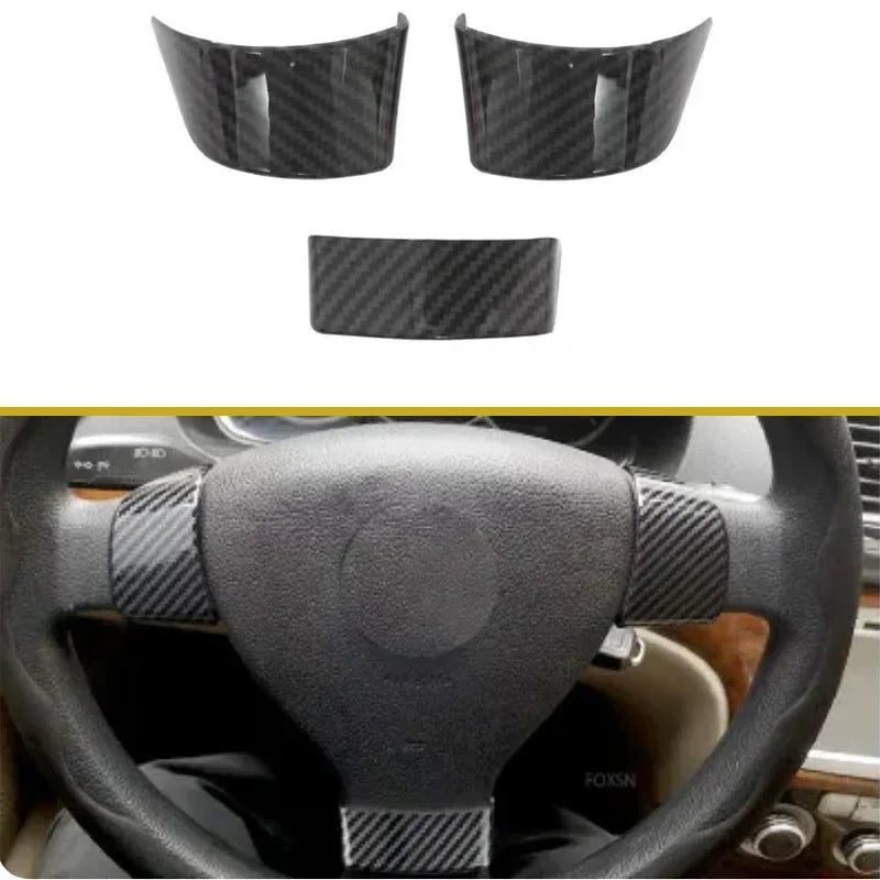 ABS carbon fiber automobile steering wheel decorative patch For VW