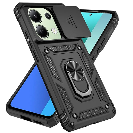 Shockproof Armor Funda For Xiaomi Redmi Note 13 Pro 5G 4G Slide Lens