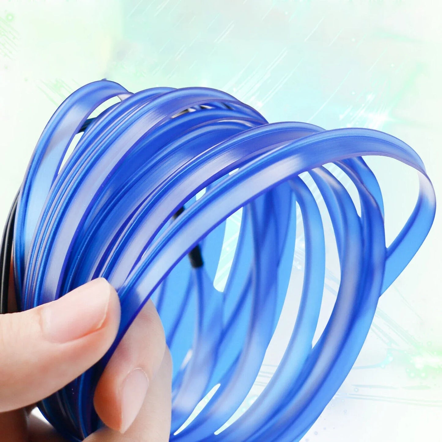 3M-5M Atmosphere Lamp EL Cold Light Line With DIY Decorative Dash