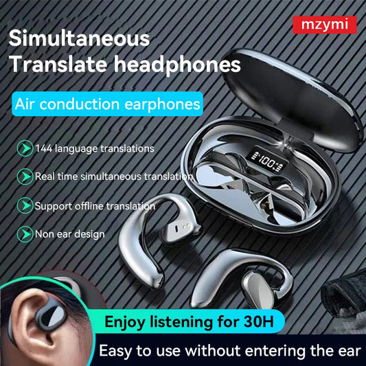 mzymi S900 Wireless Earbuds Bone Conduction With Translation APP