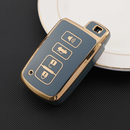 4 Buttons TPU Remote Car Key Case for Toyota Prius Plus Auris Avalon