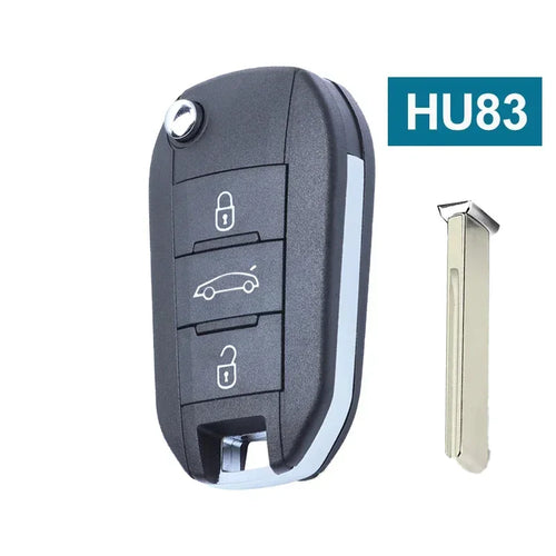 4A Chip For Peugeot 308 4008 Citroen C3 C5 C6 Flip Remote Folding Car
