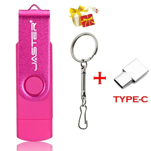 JASTER TYPE-C High Speed USB Flash Drive OTG Pen Drive 256GB 128GB