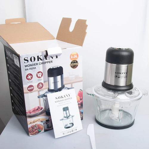 2L Electric Meat Grinder 220V Powerful Multifunctional Home Appliance